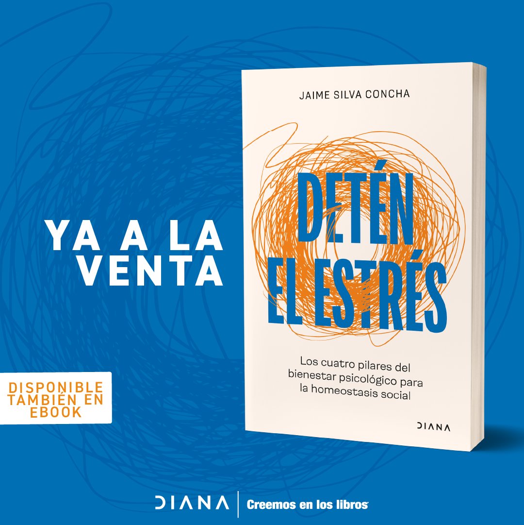 Con su primer libro, el Dr. Jaime Silva busca contribuir a la transformación de la sociedad a partir del conocimiento actual sobre la mente humana.

🌱 "Detén el estrés" está disponible en librerías y tiendas digitales.

#CreemosEnLosLibros 📚 <a href="/ps_jsilva/">Jaime Silva Concha</a>
