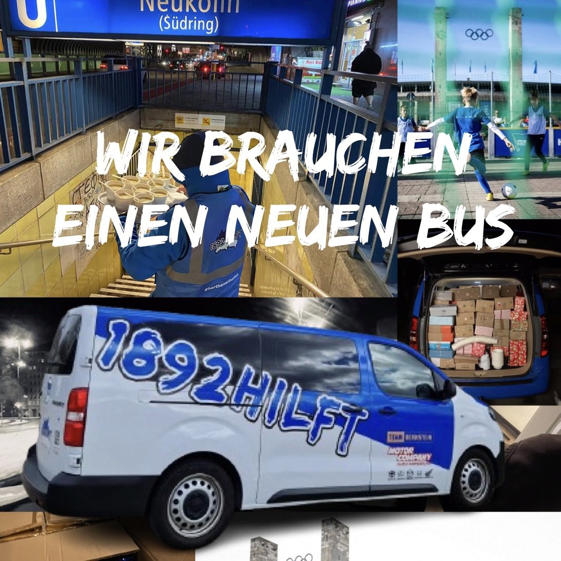 Wir brauchen einen neuen Suppenbus!
Um bedürftige Menschen weiterhin zu unterstützen, brauchen wir ab Februar einen anderen Bus und sammeln daher ab sofort!
Wir planen einen Bus für ca 25.000€ kaufen sowie 5.000€ für Steuern, Versicherung für ein Jahr… 1/
#berlinbessermachen