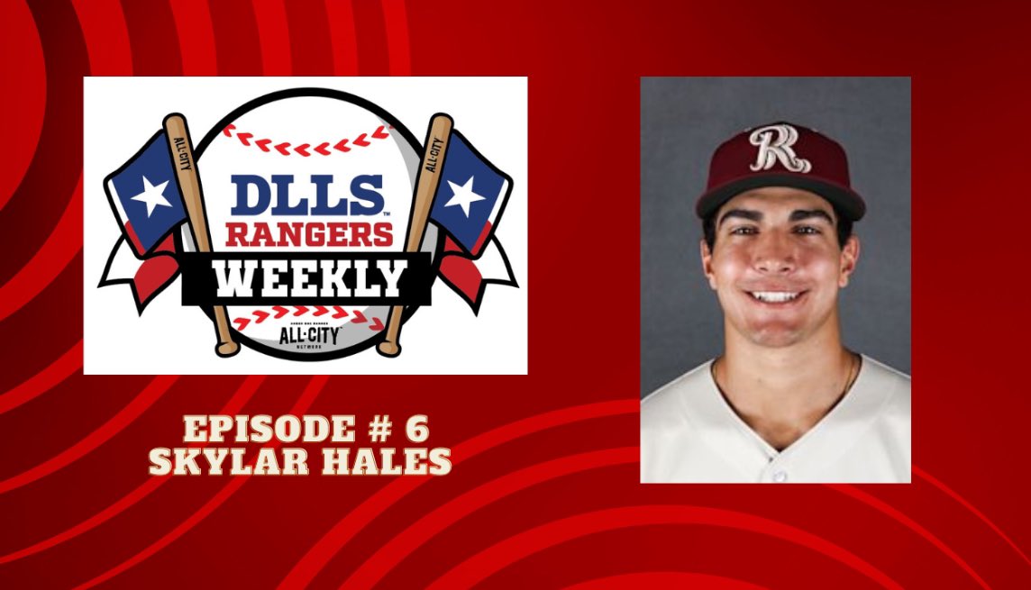 ⚾️Episode #6 <a href="/DLLS_Rangers/">DLLS Rangers</a> “Weekly” podcast. <a href="/JeffWilsonTXR/">Jeff Wilson</a> &amp; <a href="/reclinernerd/">John Moore (The Recliner Nerd)</a> welcome <a href="/Rangers/">Texas Rangers</a> RHP Skylar Hales to the show. 
<a href="/DLLS_Sports/">DLLS Sports</a> 
📺: youtu.be/6RjPqhb9mZs?si…
🎧: podcasts.apple.com/us/podcast/dll…