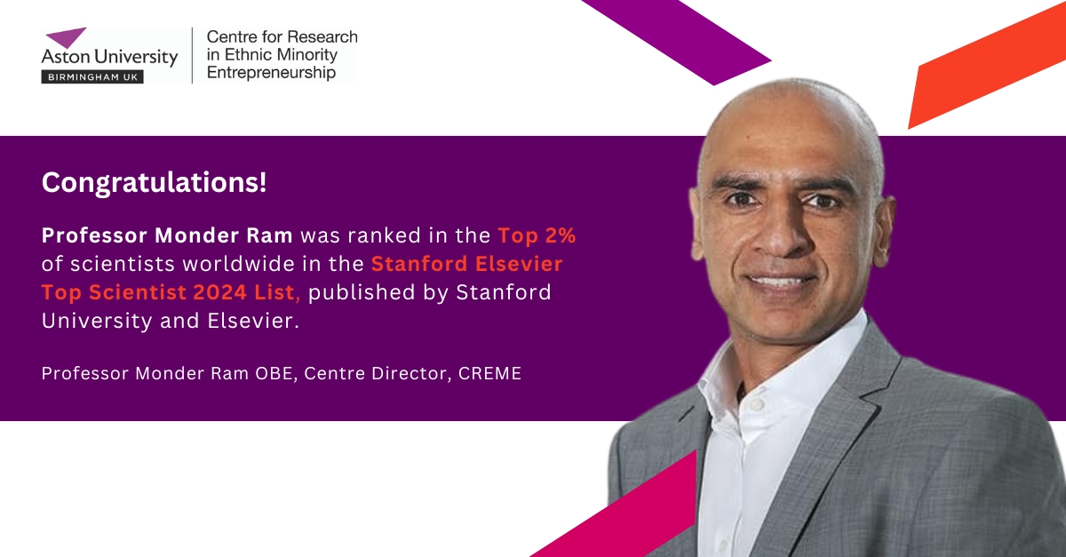 🗣 | #FactualFriday

🔈 | Prof @monderram was recently ranked 🎖️ in the top 2% of scientists worldwide 🌎 in the Stanford Elsevier Top Scientist 2024 List, published by <a href="/Stanford/">Stanford University</a> &amp; Elsevier.

🙌 💫 | The CREME Team is tremendously proud of our Centre Director &amp; this recognition.