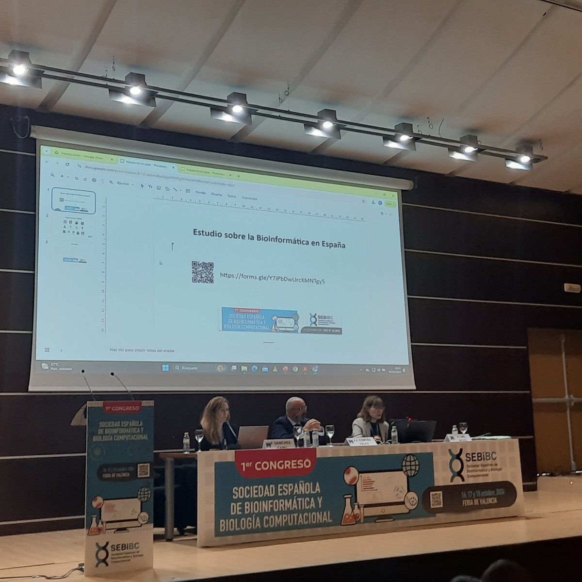 SEBiBC (@sebibc_es) on Twitter photo ¡Comienza el I Congreso de la Sociedad Española de Bioinformática y Biología Computacional!
Ángela del Pozo y Fátima Sánchez (<a href="/SEBiBC_es/">SEBiBC</a>) junto a Juan José Cortés (Director de Innovación de <a href="/generalitat/">Generalitat</a>) inauguran oficialmente nuestro congreso. ¡Comienza el I Congreso de la Sociedad Española de Bioinformática y Biología Computacional!
Ángela del Pozo y Fátima Sánchez (<a href="/SEBiBC_es/">SEBiBC</a>) junto a Juan José Cortés (Director de Innovación de <a href="/generalitat/">Generalitat</a>) inauguran oficialmente nuestro congreso.