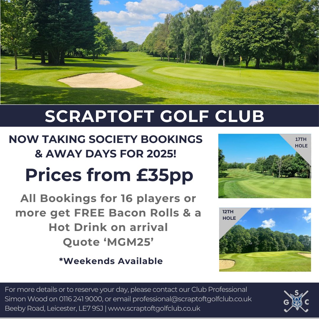 Scraptoft Golf Club tweet media