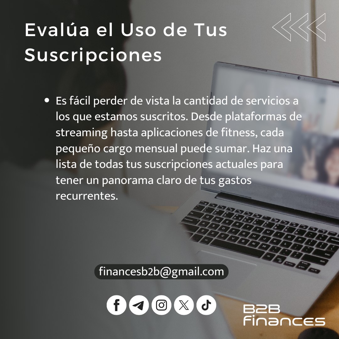 B2bFinances's tweet photo. Evalua el uso de tus suscripciónes...

📈
📉
📈
📉
#b2bfinances #academiab2b #españa #estudio #Guatemala #trading #academiatrading #México #Venezuela #chile https://t.co/wVxRIPLSk3