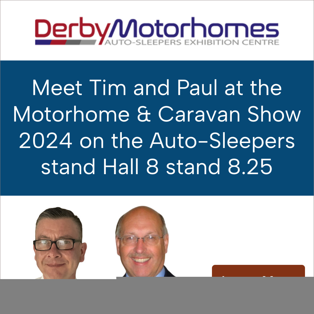 See Motorplus Derby on the Auto-Sleepers stand Hall 8 stand 8.25 throughout the NEC show this week! Check out their website to find out more: derbymotorhomes.com
