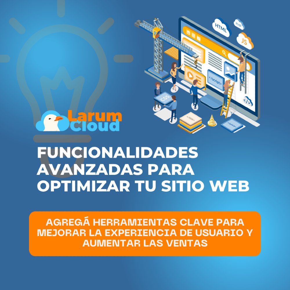 🚀 ¿Querés llevar tu sitio web al próximo nivel? Descubrí cómo las funcionalidades avanzadas pueden mejorar la experiencia de usuario y aumentar tus ventas. Integrá ecommerce, chats en vivo, y más herramientas clave🌐💻

larum.cloud/funcionalidade…

#emprendedores #estudiolarum