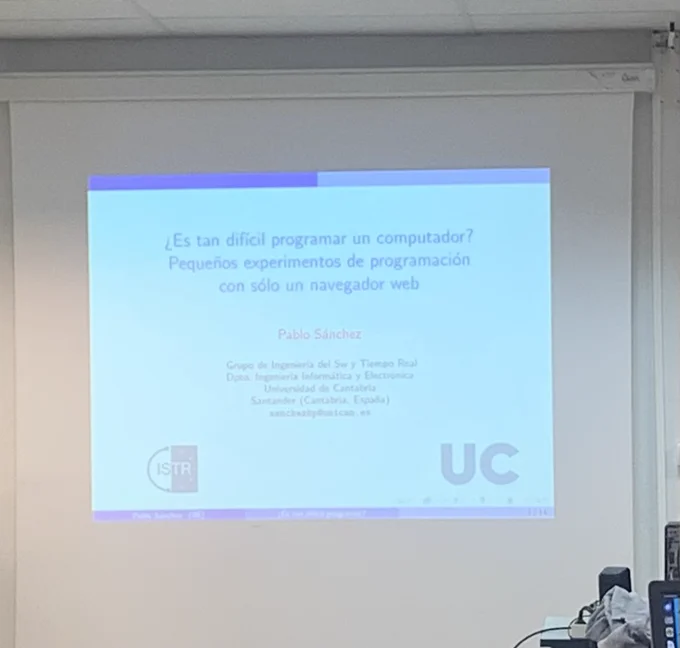 Diapositiva inicial con el título del curso.
