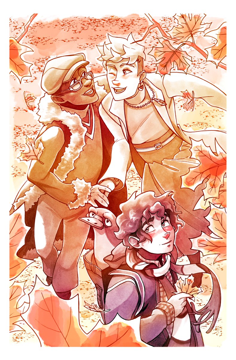 MagicalBoyBasil's tweet photo. Remember that sneak peek last week? Team Basil is coming at you with some seriously cozy fall vibes~🍁 https://t.co/OG1l8Uwi9v