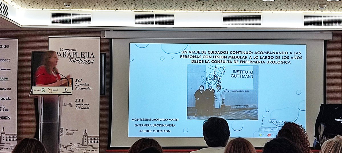infermeriaIG's tweet photo. @monmoma participa en la mesa ASELME sobre la  cronicidad en el paciente con lesión medular un reto para enfermería con la ponencia "Un  viaje de cuidados continuo: Acompañando a las personas con lesión medular a lo largo de los años desde la consulta de enfermería Urológica" https://t.co/mjm7FXNpLA