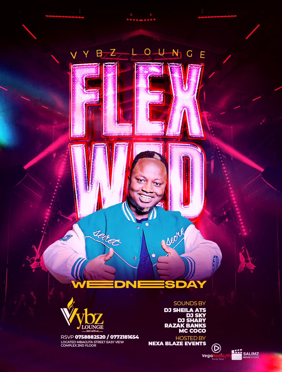 Vybz_Lounge's tweet photo. Its midweek and you know the drill, dont take that stress home.
We gat everything for everyone this evening. Come through chill, flex & party π₯ #FlexWednesday https://t.co/3Nxy3E0HSK