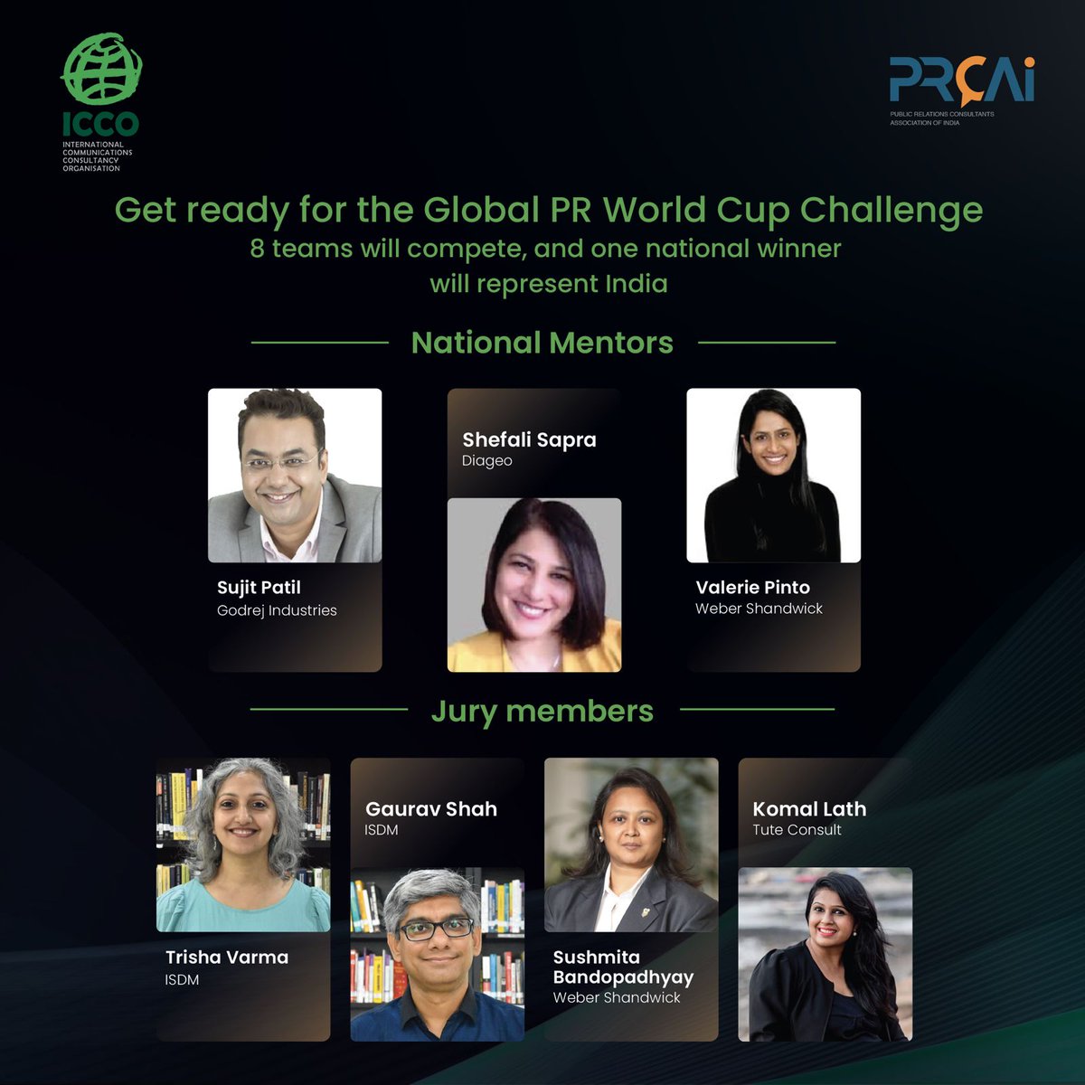 🌟 The ICCO Next Gen PR World Cup Challenge is in full swing, and we’re excited to announce our National Mentors and Jury! 🌟