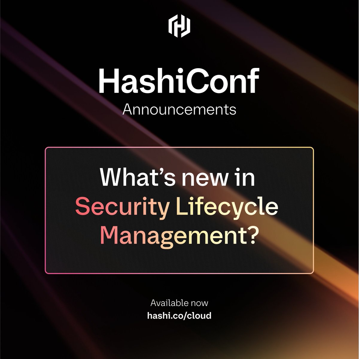 HashiCorp's tweet photo. The latest features in our Security Lifecycle Management portfolio — enhancing Vault, HCP Vault Secrets, Vault Radar, Boundary, and Consul — are focused on making it easier for developers to take a more secure path with standardized, automated secure defaults as they build applications. https://t.co/UOIYwmdOEZ