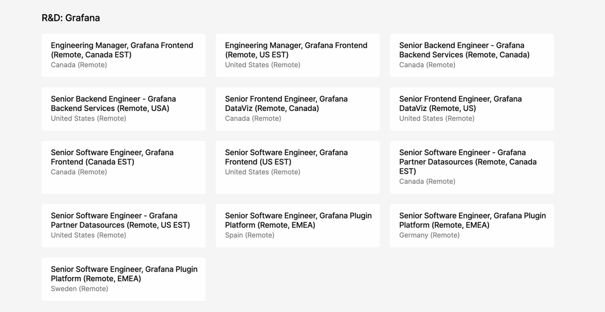 Grafana Labs is the best place I've ever worked. Come and work with us: bit.ly/3YbTIAq
