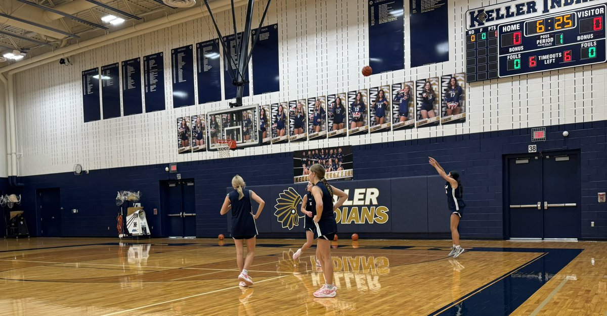 KISDAthletics's tweet photo. Welcome to the start of the 2024 UIL Girls Basketball season. Your around the district tour this morning. @Kgb_hoops started early this morning.  @dfwvarsity @SportsDayHS @Gosset41 https://t.co/lu4tSL98uH