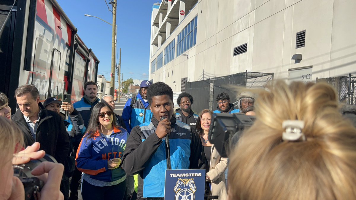 Jessica Ramos (@jessicaramosqns) on Twitter photo Imagine being the richest company in the history of the world, and using that wealth to break labor law and disrespect your workers.
Amazon should know better than to retaliate against the union in Queens. We’re with the <a href="/amazonteamsters/">Amazon Teamsters</a> every step of the way. Imagine being the richest company in the history of the world, and using that wealth to break labor law and disrespect your workers.
Amazon should know better than to retaliate against the union in Queens. We’re with the <a href="/amazonteamsters/">Amazon Teamsters</a> every step of the way.