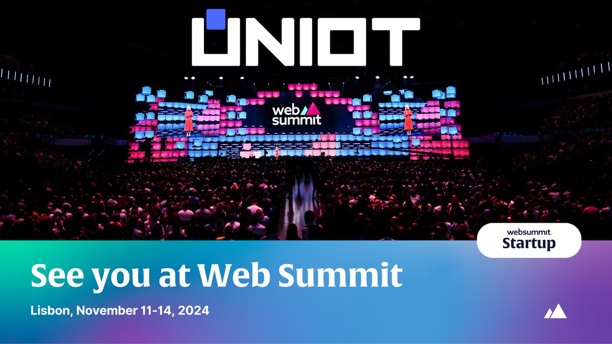 UniotLabs's tweet photo. November
Lisbon
#Uniot is coming to #WebSummit as ALPHA startup!

We are beyond excited and look forward to meeting all of you at our booth!
Come to say hi and learn more about #Uniot.

Stay tuned!

#UniotPlatform #IoT #WebSummit2024 https://t.co/clAnN2citI