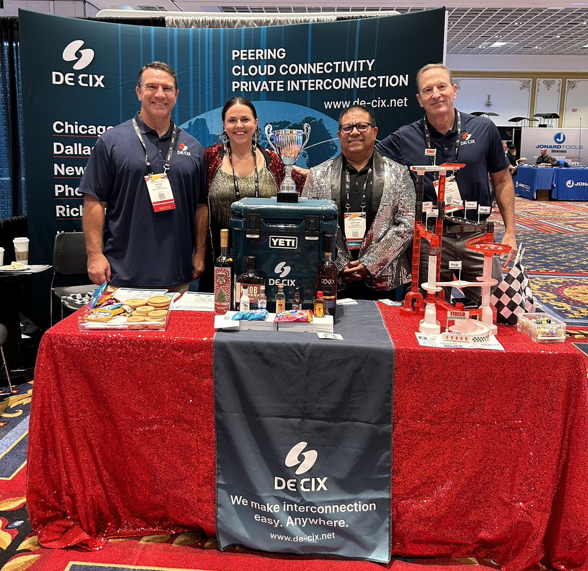 DE-CIX North America (@decix_us) on Twitter photo First day of marble racing 🏁 at <a href="/WISPAnews/">WISPA - Broadband Without Boundaries</a> in Las Vegas was a success! Visit us at booth 229 to talk #peering and win something fun. First day of marble racing 🏁 at <a href="/WISPAnews/">WISPA - Broadband Without Boundaries</a> in Las Vegas was a success! Visit us at booth 229 to talk #peering and win something fun.