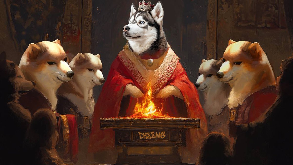 $HUSKY is our new king🐶