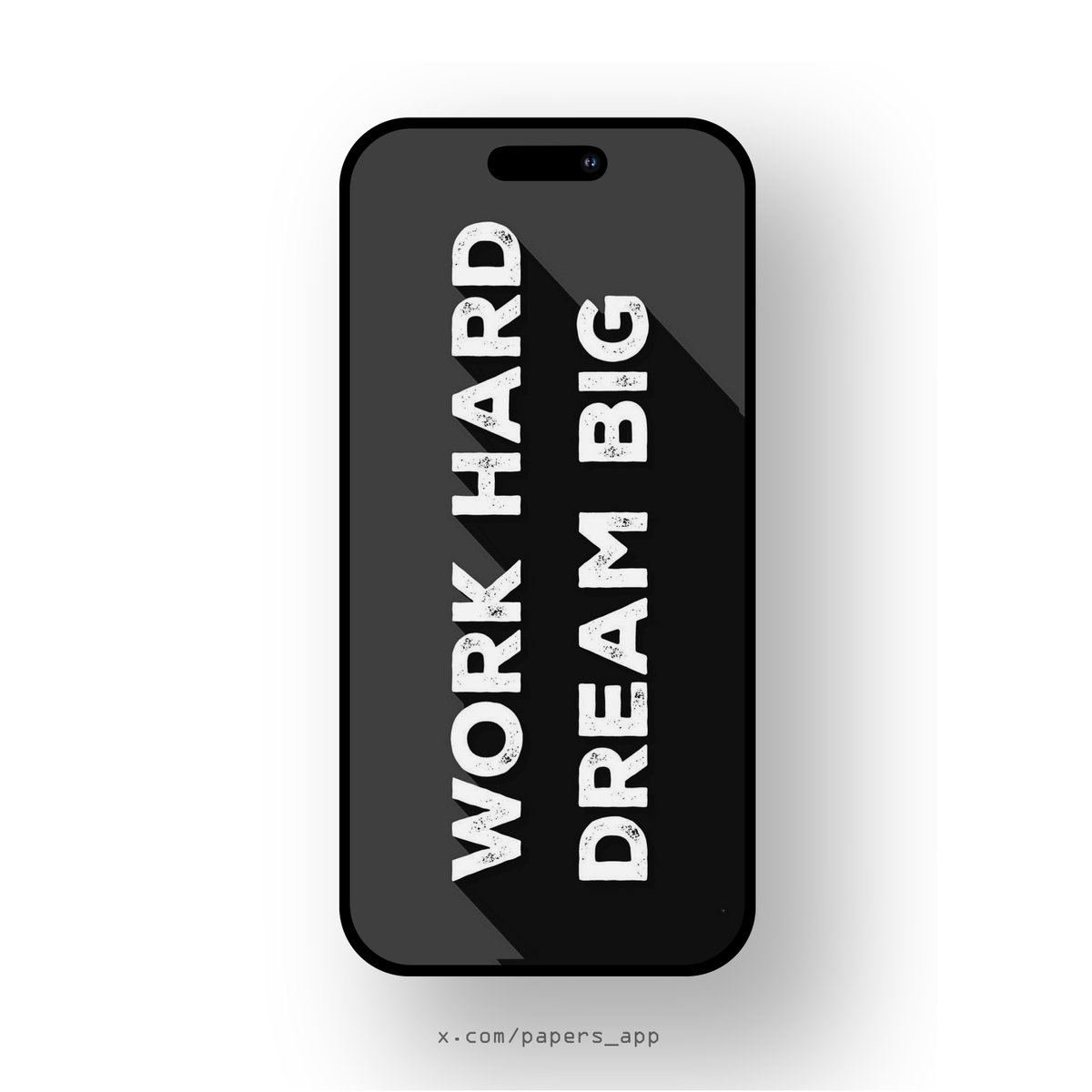 Papers_app's tweet photo. Work Hard - Dream BIG. 🚀

Motivational Wallpaper #15 https://t.co/tEeWzDeEGL
