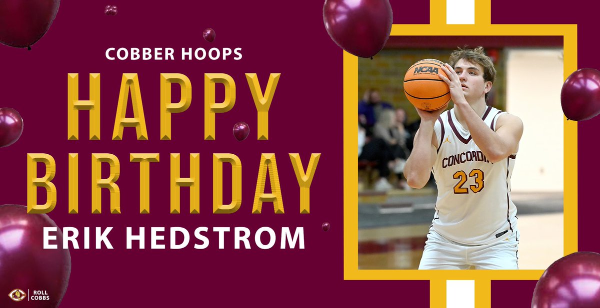 Happy Birthday to junior forward <a href="/ErikHedstrom2/">Erik Hedstrom</a> 🎂
#CobberWay