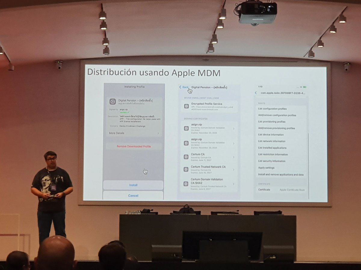 Juan Carlos Muria (@juancarlosmt@infosec.exchange) (@juancarlosmt) on Twitter photo Fantástica mañana de aprendizaje en #RootedValencia con ponencias como las de <a href="/alexaliagasec/">Alex Casanova</a>, <a href="/JosepAlbors/">Josep Albors</a> o <a href="/JezerFerreira/">Jézer Ferreira</a> y con el valor añadido de encontrarme con mis alumnos del #MUCC de la <a href="/UPV/">Universitat Politècnica de València</a>
#Rooted #Valencia #ciberseguridad Fantástica mañana de aprendizaje en #RootedValencia con ponencias como las de <a href="/alexaliagasec/">Alex Casanova</a>, <a href="/JosepAlbors/">Josep Albors</a> o <a href="/JezerFerreira/">Jézer Ferreira</a> y con el valor añadido de encontrarme con mis alumnos del #MUCC de la <a href="/UPV/">Universitat Politècnica de València</a>
#Rooted #Valencia #ciberseguridad