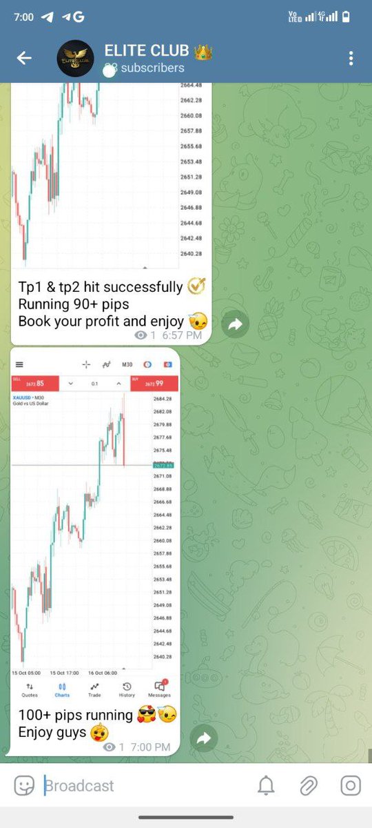 #ท่านอ่อง #USDJPY #ドル円
#GBPJPY #ポンド円
#XAUUSD #GOLD祭
#crypto #poupettekenza
Check work👇
t.me/+QPRwHcFzzGZiN…
#GOLD We Provide 100% Accurate Signal and Best Account Management Service First Check our performance and Accuracy Then
Join us link 👇
t.me/+QPRwHcFzzGZiN…