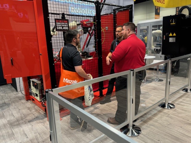 KawasakiRobot's tweet image. Day 2 at #Fabtech! Join us in the WEST Hall for live demos of our #welding and #machinetending #robotic solutions. Connect with our trusted partners #Hurco, #WauseonMachine, #MeltonMachine, and #Kawasaki #specialists and #engineers. 

#KawasakiRobotics Booth# W4713 🤖
