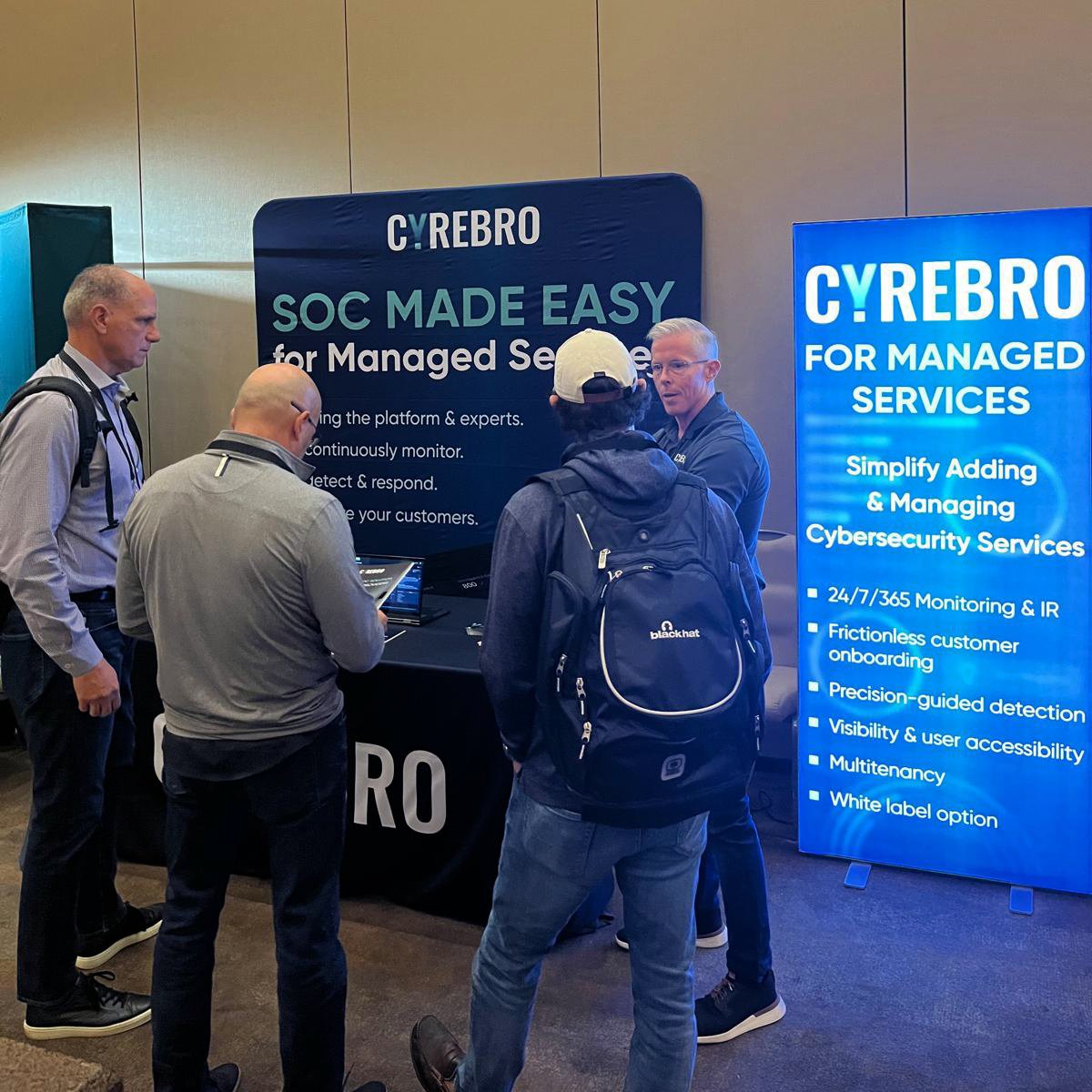 CYREBRO_IO's tweet image. We&apos;re thrilled to be at MSSP Alert Live, connecting with top-tier MSSPs! 🤝🎉

We&apos;re showcasing how CYREBRO can help MSSPs increase revenue and expand their service offering with an out-of-the-box MDR solution for their clients.

#MSSPAlertLive #CYREBRO #SOCMadeEasy