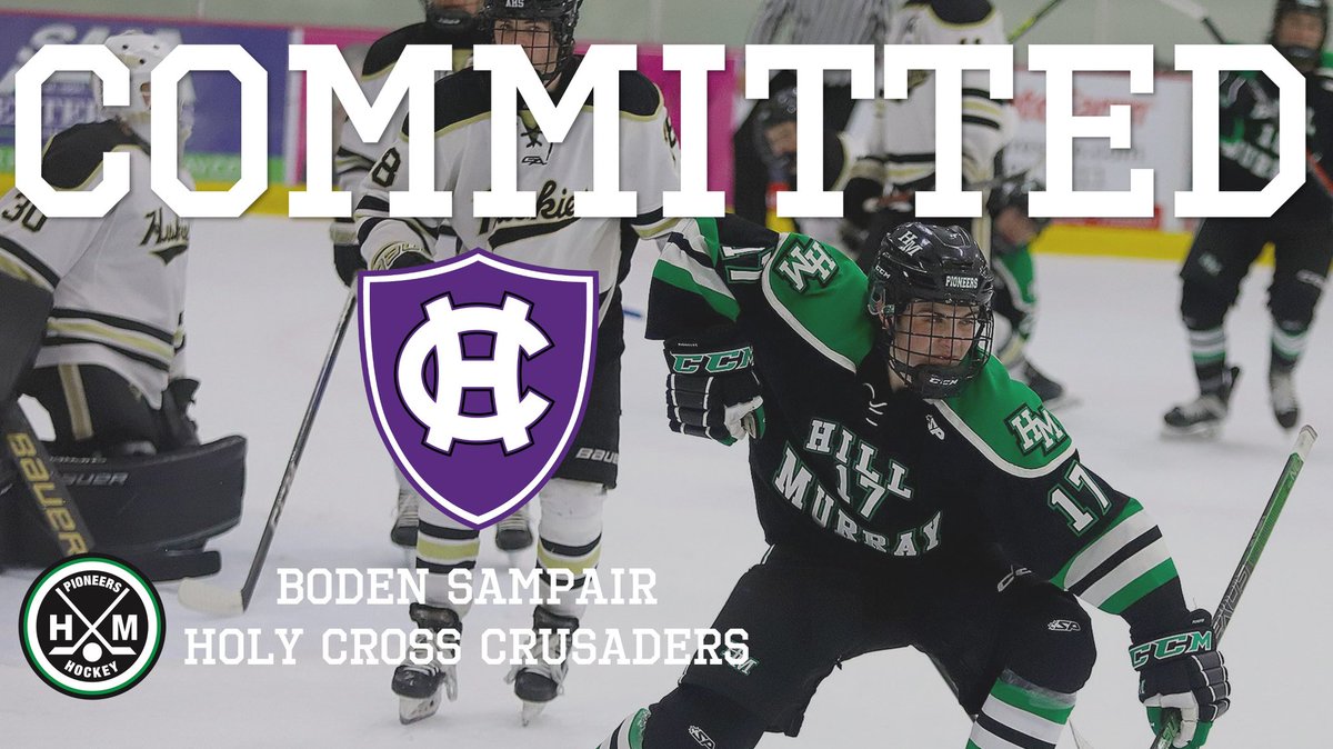 Congrats to senior captain <a href="/BodenSampair/">Boden Sampair</a>!

<a href="/HCrossMHockey/">Holy Cross M. Hockey</a> gets a good one!