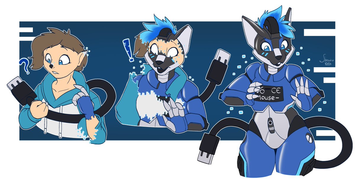 Soft Fren Shrubie (@shrubie_fox) on Twitter photo Commission for <a href="/Bluedraconic/">Bluedraconicknight</a>!
Gamer mouse!
I actually kinda enjoyed drawing mecha a lot more than I thought I would :D Commission for <a href="/Bluedraconic/">Bluedraconicknight</a>!
Gamer mouse!
I actually kinda enjoyed drawing mecha a lot more than I thought I would :D