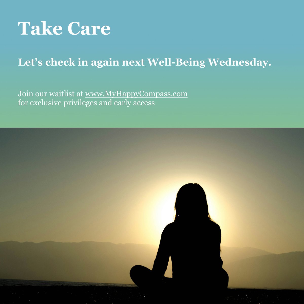 myhappycompass's tweet photo. We at HappyCompass want to help you live your day, your way. Introducing Well-being Wednesdays — midweek check-ins to help you not just get through your week, but accomplish more while always feeling your best. 🔥

#WellBeingWednesday #MyHappyCompass #CelebrateSmallWins https://t.co/FzZ7fYgPPZ