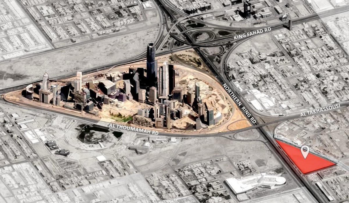 SaudiProject's tweet photo. استحوذ تحالف جدوى للاستثمار @JadwaInvestment وزود العقارية على أرض تجارية تقع على طريق الدائري الشمالي في حي النخيل في الرياض، على مساحة إجمالية تفوق 70 ألف متر مربع وبقيمة تتجاوز مليار ريال، كما يعتزم التحالف تطوير مشروع متعدد الاستخدامات تصل قيمته إلى أكثر من 2.5 مليار ريال https://t.co/nka3d4lzPP