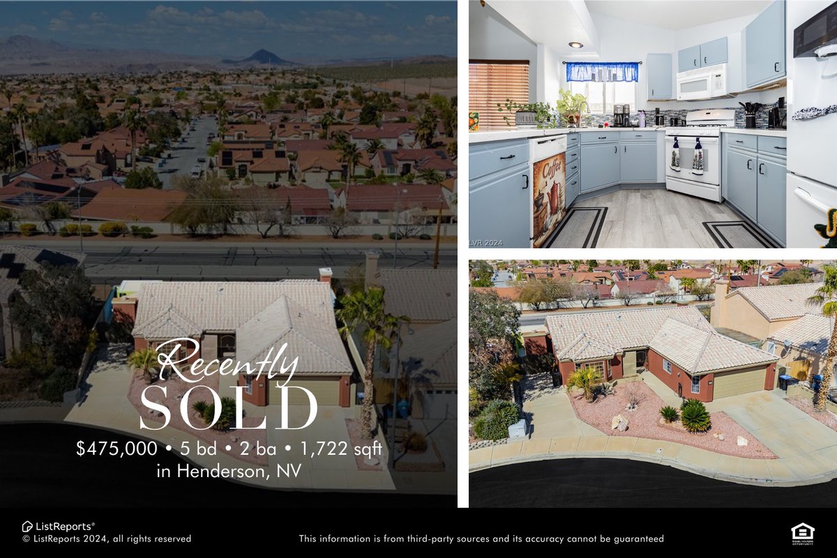 TBRG_RVRG's tweet photo. Recently, Just Sold🎉!!
Congratulations out to the new home Sellers &amp; Buyers with hard work completed.

#TeamBedjohn #eXpRealty #HomeSellers #HomeBuyers #LasVegasPropertyResults #lasvegasrealestate  #zillow #realtor #NevadaRealEstate https://t.co/Pw5d3iqT5E