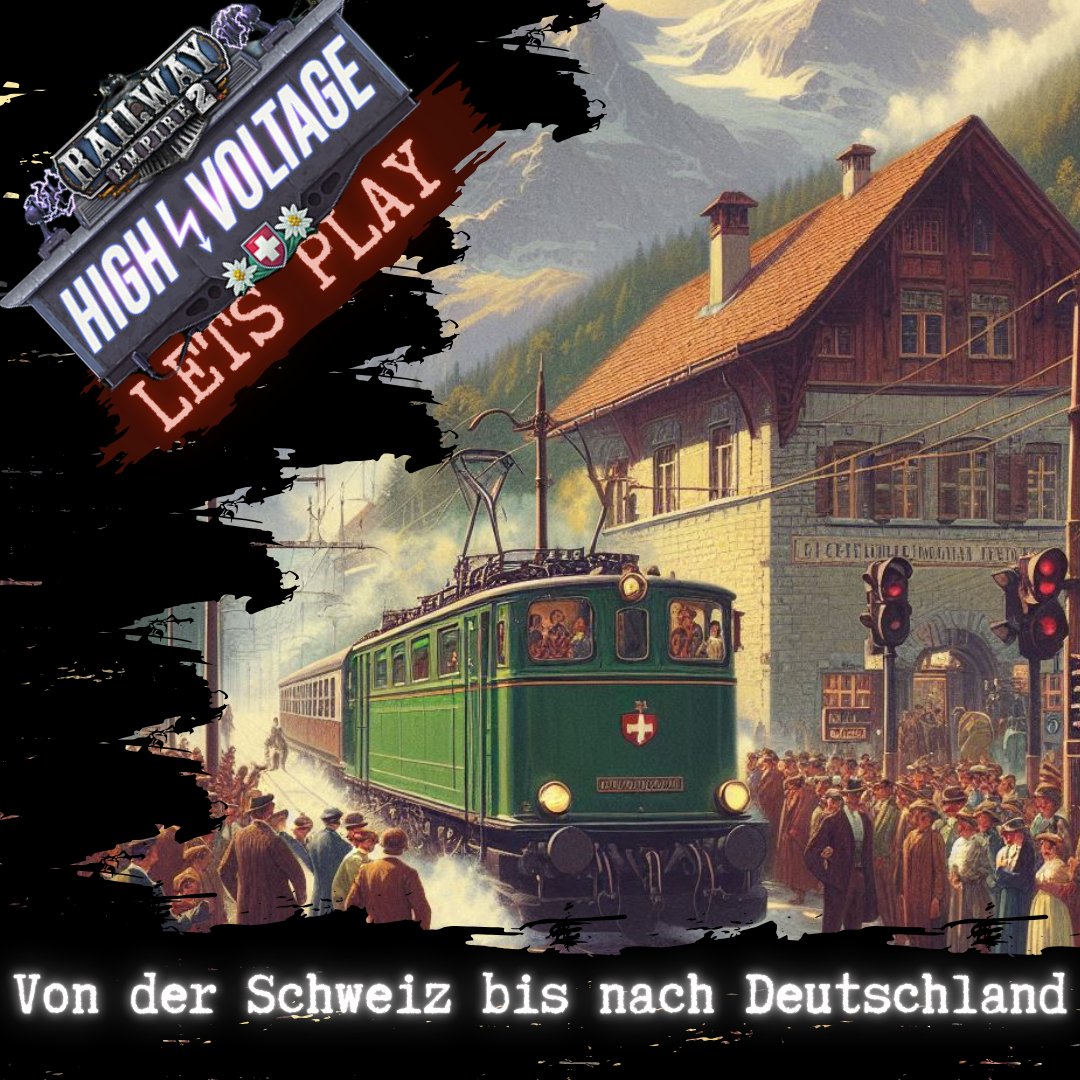 StreamSevenaik's tweet photo. 🚆 Railway Empire 2: High Voltage DLC 🇩🇪🇨🇭

Wir bauen eine elektrische Eisenbahn und überzeugen die Schweiz von E-Loks! ⚡

📌 Ankunft in Deutschland
📌 Konstanz am Bodensee
👉 Link: https://t.co/sPPVgc8ZKL
#RailwayEmpire2 #DLC #Strategie #PCGaming https://t.co/tDSjrJaZ8K