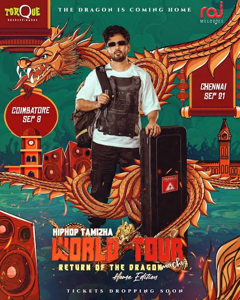 ram207023's tweet photo. CHENNAI RAINS ARE OVER

Now get ready for 🔥!!!

HIPHOP TAMIZHA'S - RETURN OF THE DRAGON Concert!

🔴Sat, 21 Sep • 6:00 PM • Chennai

Fanpit 1 - 2 Tickets available 

For reasonable price ❤️‍🔥

DM🚨

#hiphop #adhi #hht #concert #ymca #chennai #tamizha #insider #paytm #music #tami https://t.co/cFv0UxLewr