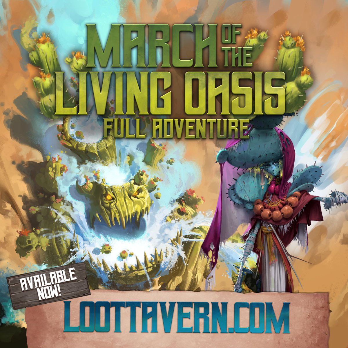 loottavern's tweet photo. The torch jinn of the Living Oasis! What do ya'll think?

#dnd #5e #homebrew #livingoasis https://t.co/rV3THPwY1F