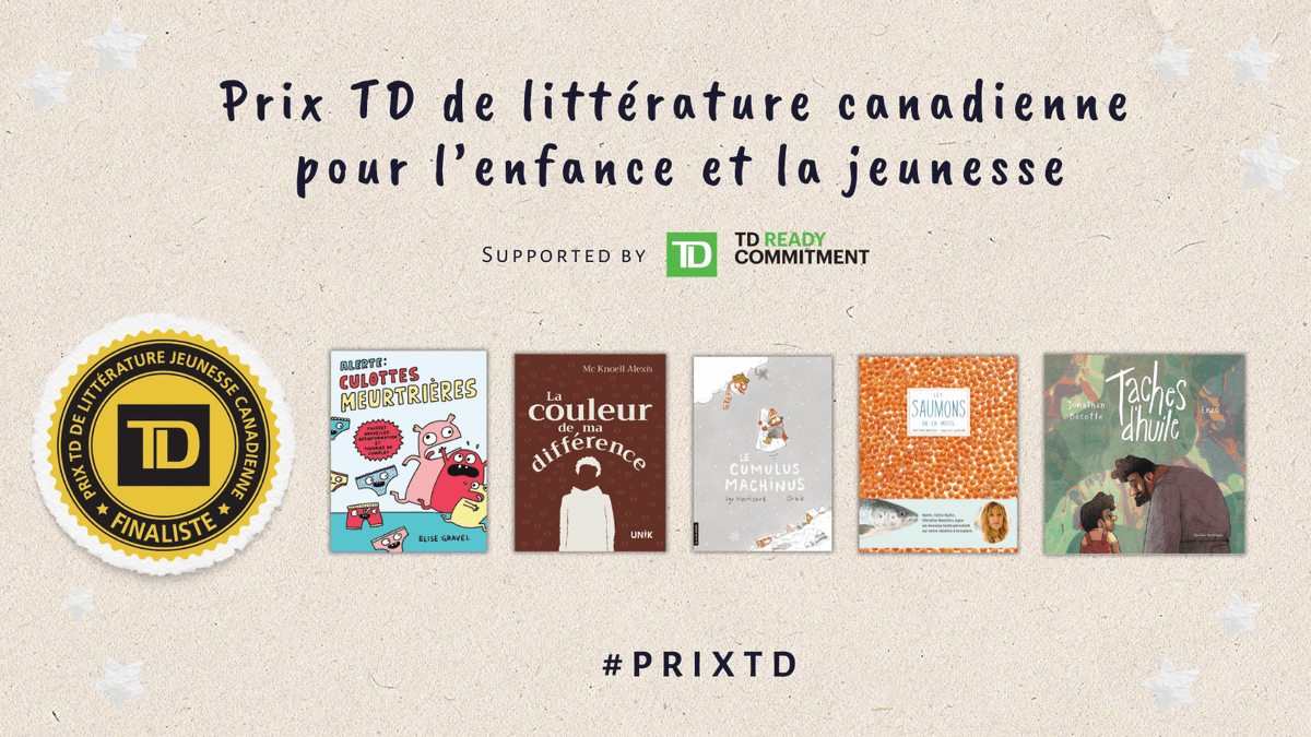 kidsbookcentre's tweet photo. The 2024 finalists for the Prix TD de littérature canadienne pour l’enfance et la jeunesse have been announced. Congratulations to the nominees. Learn more at https://t.co/LR1d7Edlrk
@TD_Canada 

#PrixTD  #communicationjeunesse  #CCBCBookAwards https://t.co/0P2qOGlt2g
