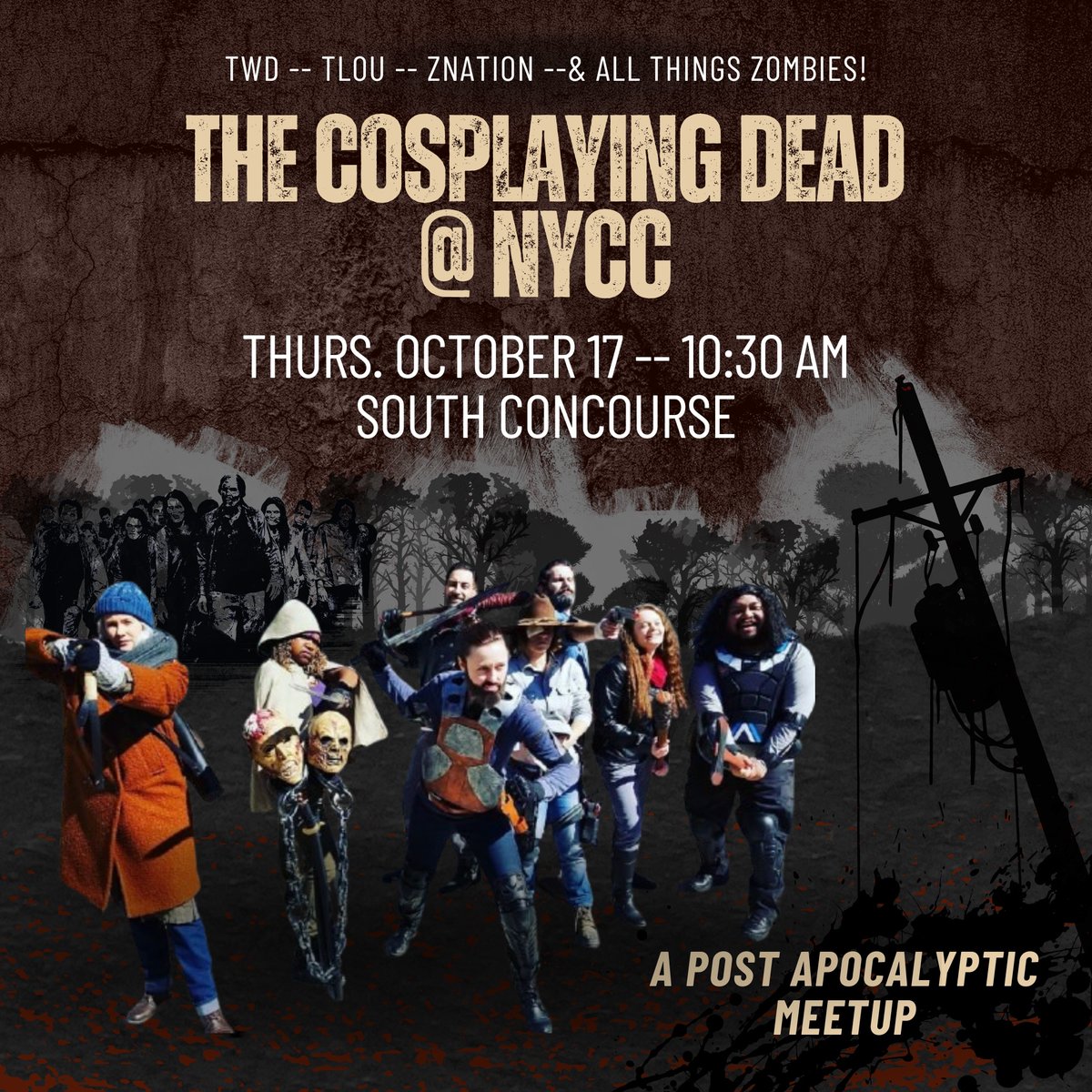 jessicatNY's tweet photo. #NYCC is TOMORROW!!
Who will I be seeing there?
Don't forget to check out #thecosplayingdead meetup!! https://t.co/ikMtKPIni7