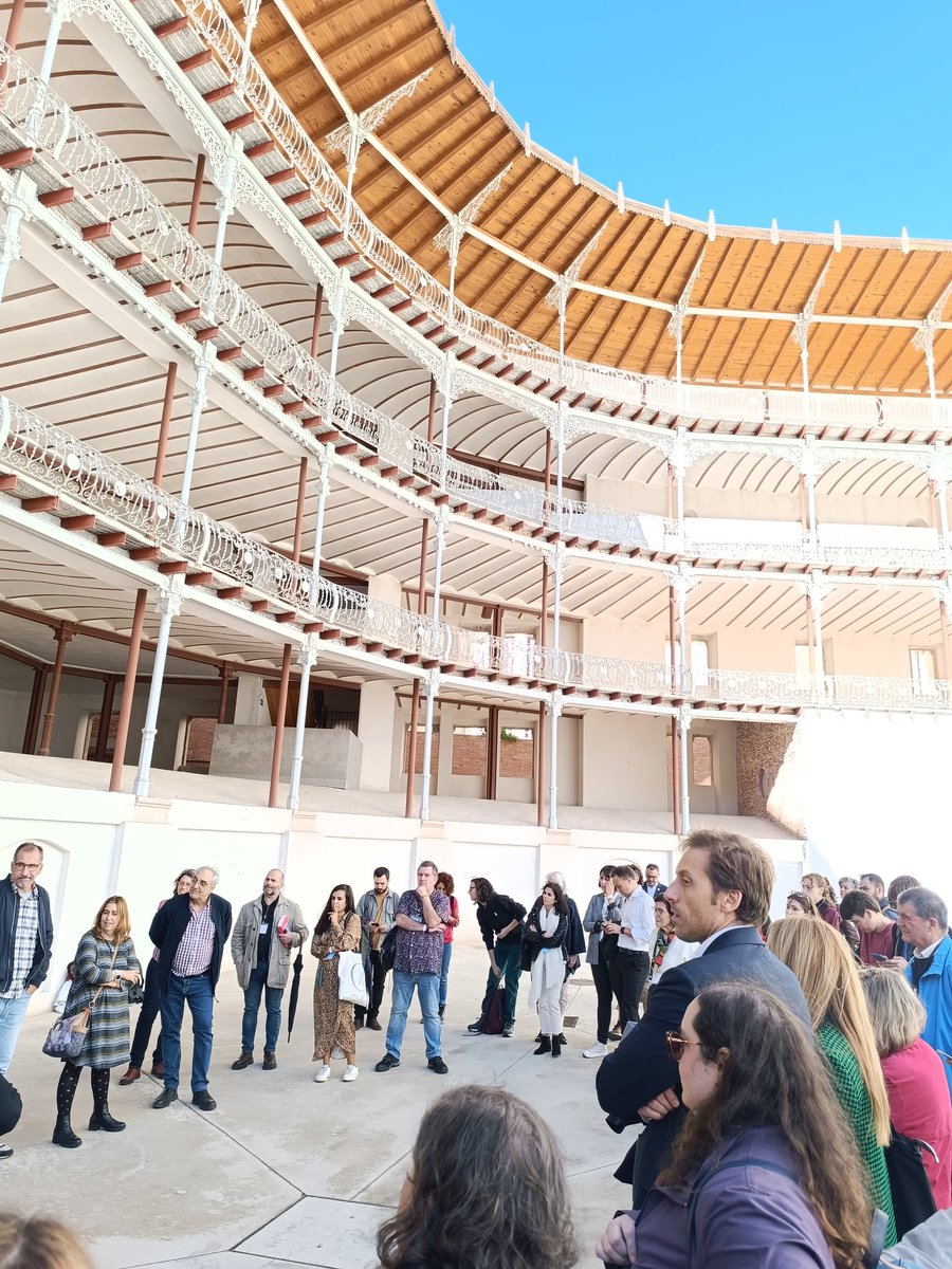 ya estamos en <a href="/betijaimadrid/">Frontón Beti-Jai</a> dispuestas a conocer este proyecto patrimonial #CIEP6 #EDPatrimonial <a href="/OEPEproyecto/">OEPE</a> <a href="/ipcepatrimonio/">Instituto del Patrimonio Cultural de España</a> <a href="/MADRID/">Ayuntamiento Madrid</a> <a href="/ComunidadMadrid/">Comunidad de Madrid</a>