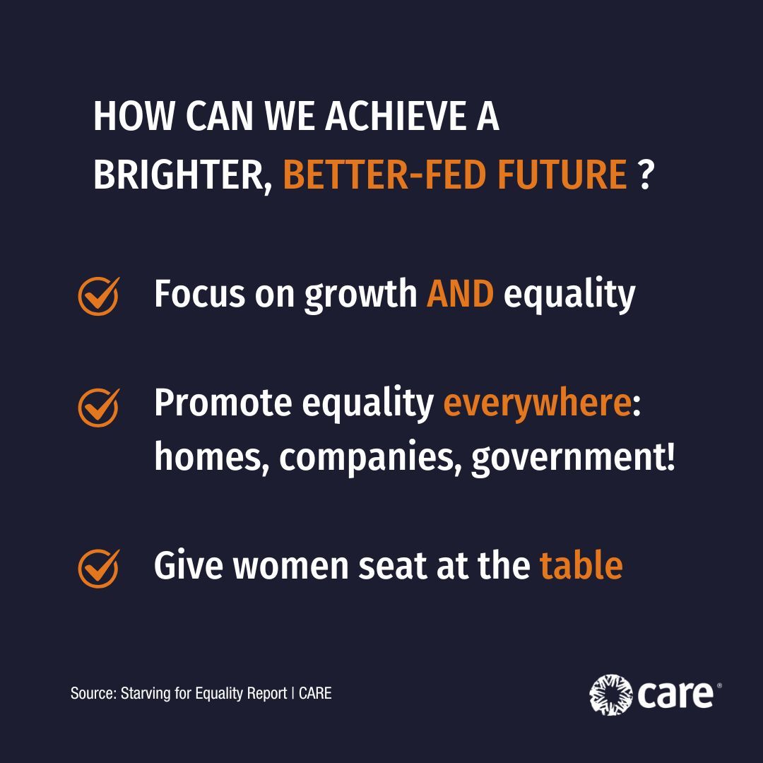 282M people are acutely food insecure worldwide. But the burden isn't shared equally - 84.2M more women &amp; girls are hungry compared to men &amp; boys. #GenderInequality worsens #FoodInsecurity for ALL. Addressing this gap is key to solving global hunger. #WorldFoodDay