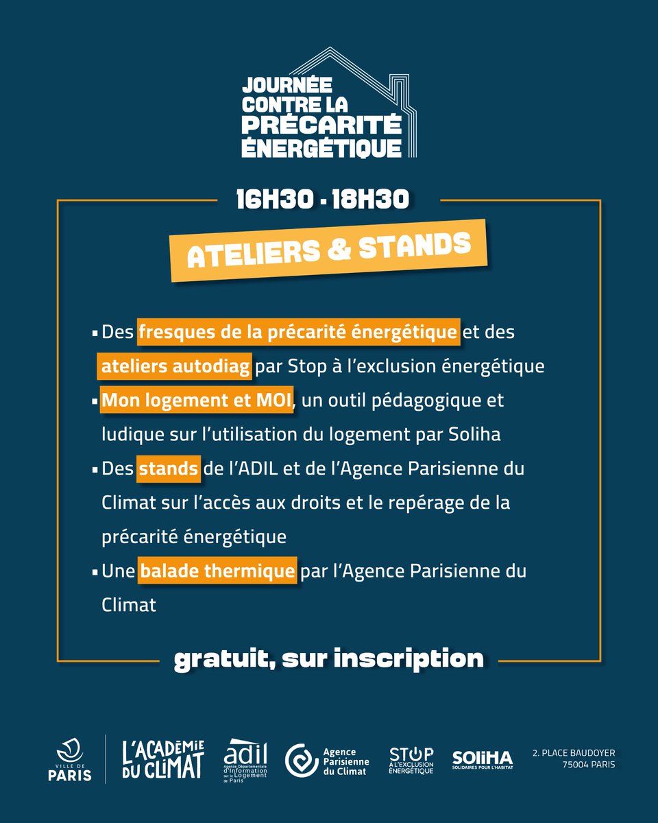 Journée contre la précarité énergétique tweet media