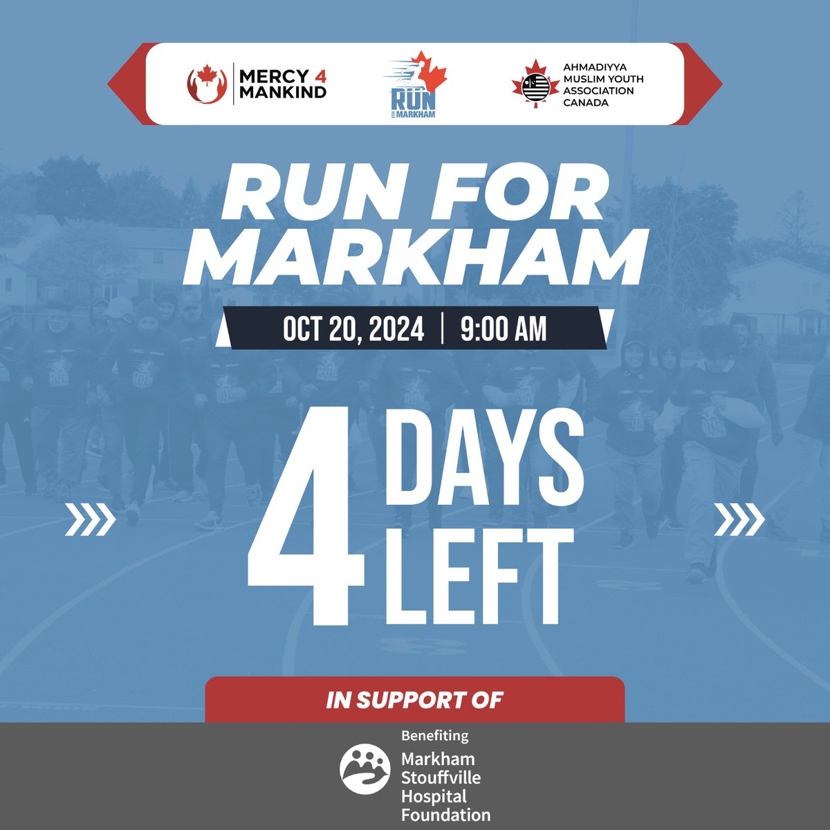 RunForMarkham's tweet photo. ๐ ๐๐๐๐ ๐๐๐
๐
2nd Annual ๐ฅ๐จ๐ก ๐๐ข๐ฅ ๐ ๐๐ฅ๐๐๐๐
In support of Markham Stouffville Hospital Foundation @OakValleyHealth
๐๏ธ October 20th, 2024
๐ Milne Dam Conservation Park, Markham, ON
Register: https://t.co/31S2IsZWnf
#RunForMarkham #Mercy4Mankind #Markham https://t.co/9IE8dyzGEU