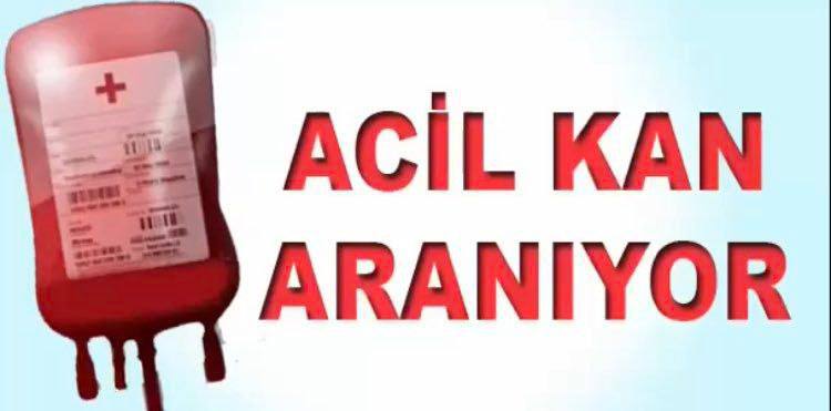 Çam ve Sakura şehir hastanesinde Ameliyat olacak bir hasta için acil ( 0 + ) pozitif kana ihtiyaç var  kan verebilecekleri numarayı aramaları rica olunur. 
0553 025 26 82