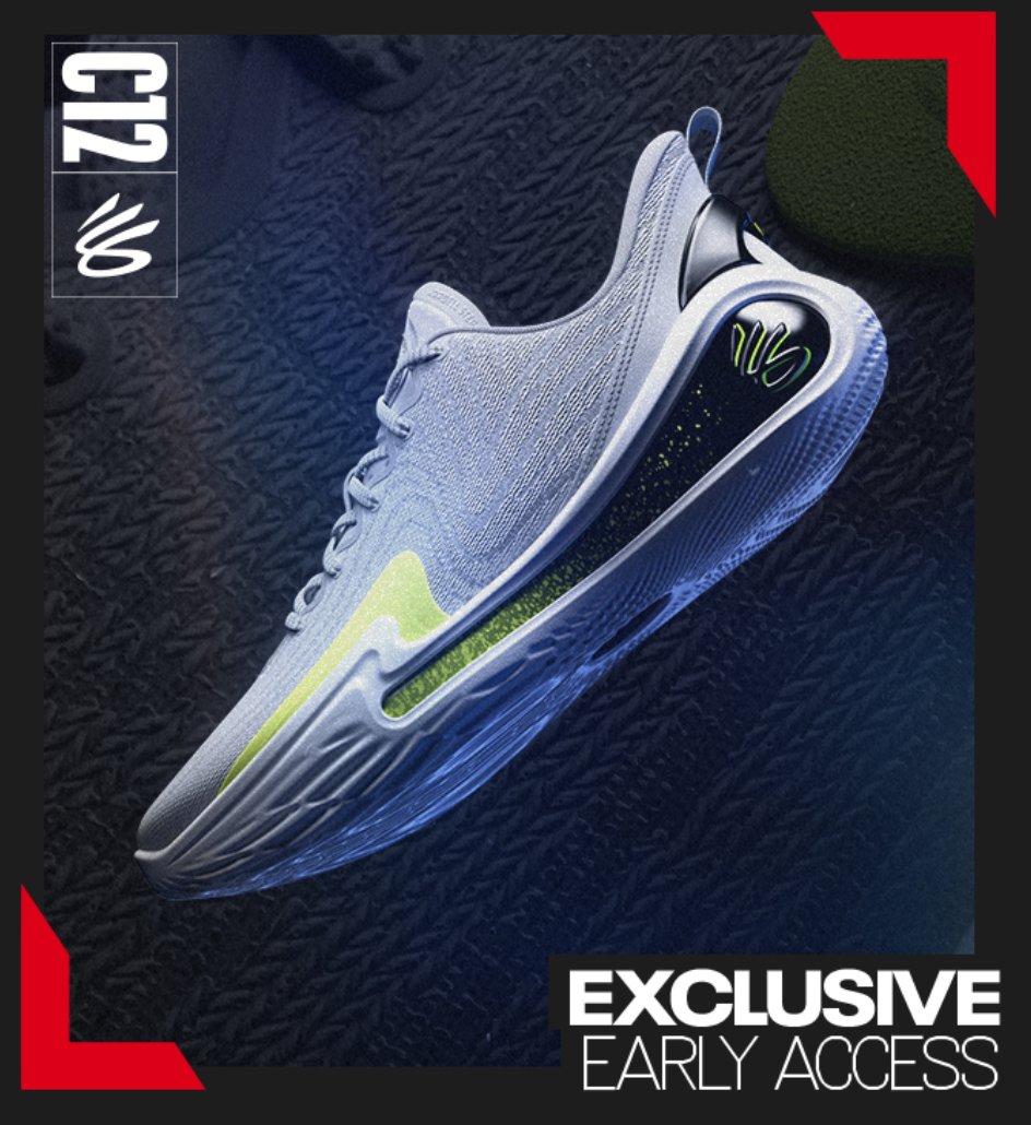 SOLELINKS's tweet photo. Ad: Under Armour Curry 12 'Gravity' early access on UA => https://t.co/RGvT3RHZ1y https://t.co/XS4ZW2Ip7C