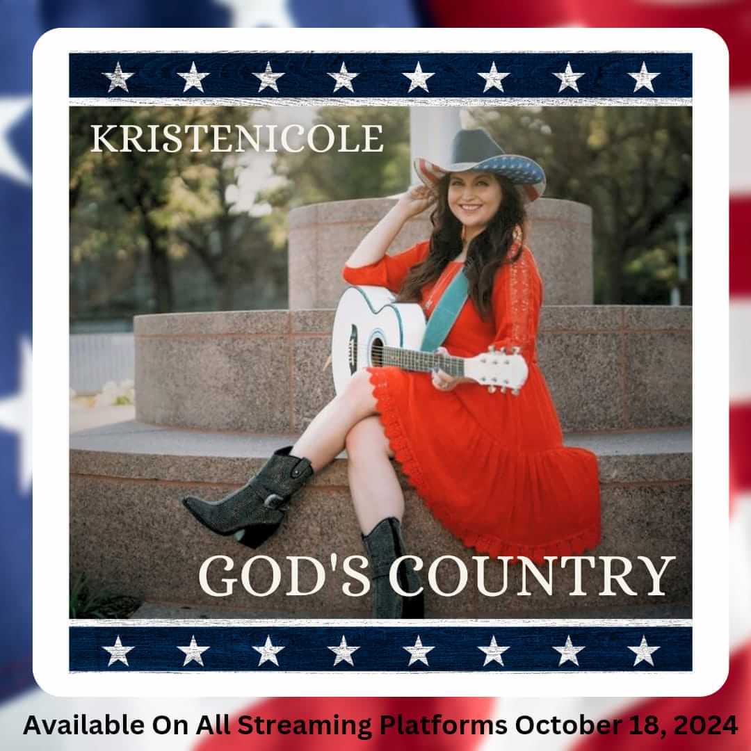 "God's Country" available on all streaming platforms on October 18th!

❤️💙🇺🇲✨️🇺🇲✨️🇺🇲💙❤️

#newmusic #godscountry #kristenicoleent