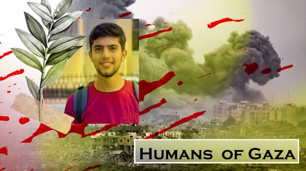 PressTV's tweet photo. Humans of Gaza: 19-year-old engineering student Shaban Al Dalou burned alive
By @HumairaAhad_83
#HumansOfGaza
https://t.co/xcImnVEvx0 https://t.co/CFSwxtFotI