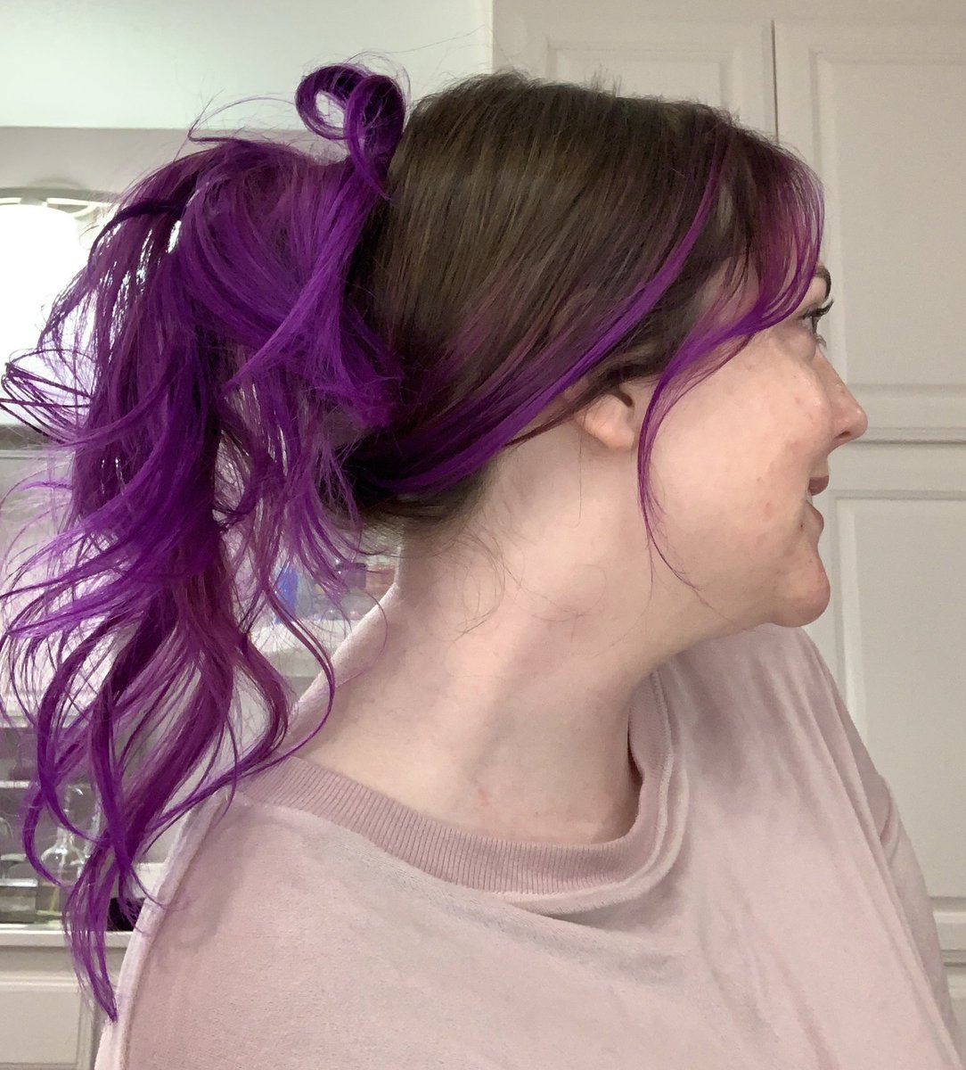 Still can’t believe I did this myself for like $15 🤯 I know it’s not perfect but I have zero hair experience so I’m proud 😤