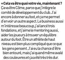 tleplat's tweet photo. Dans la remarquable itv de @raphaelvarane dans @lequipe, cette idée : le joueur doit apprendre à penser par lui-même. Le "tu t'occupes du foot et nous du reste" est criminel. Penser s'apprend, s'exerce tte sa vie. 'Sapere aude !' (Ose savoir) c'est la devise de la philo, hein. https://t.co/Ch5IRFyk3V