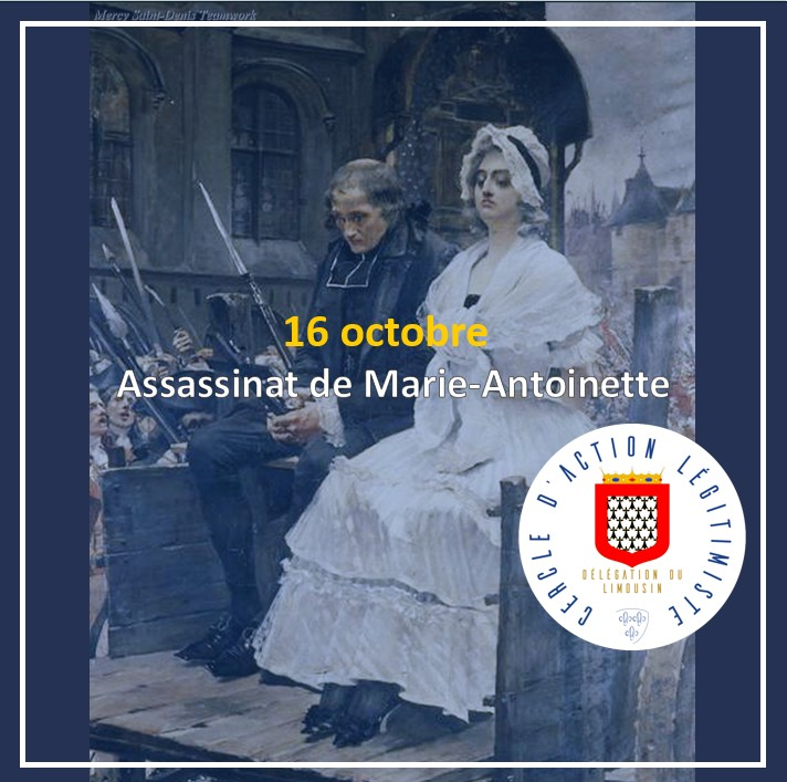 pfjmvianney's tweet photo. Le 16 octobre 1793, la République française assassine la reine Marie-Antoinette #legitimite #LouisXX #revolution #assassinat #viveleroy #marieantoinette @ActLegitimiste https://t.co/Zb93YawcWA