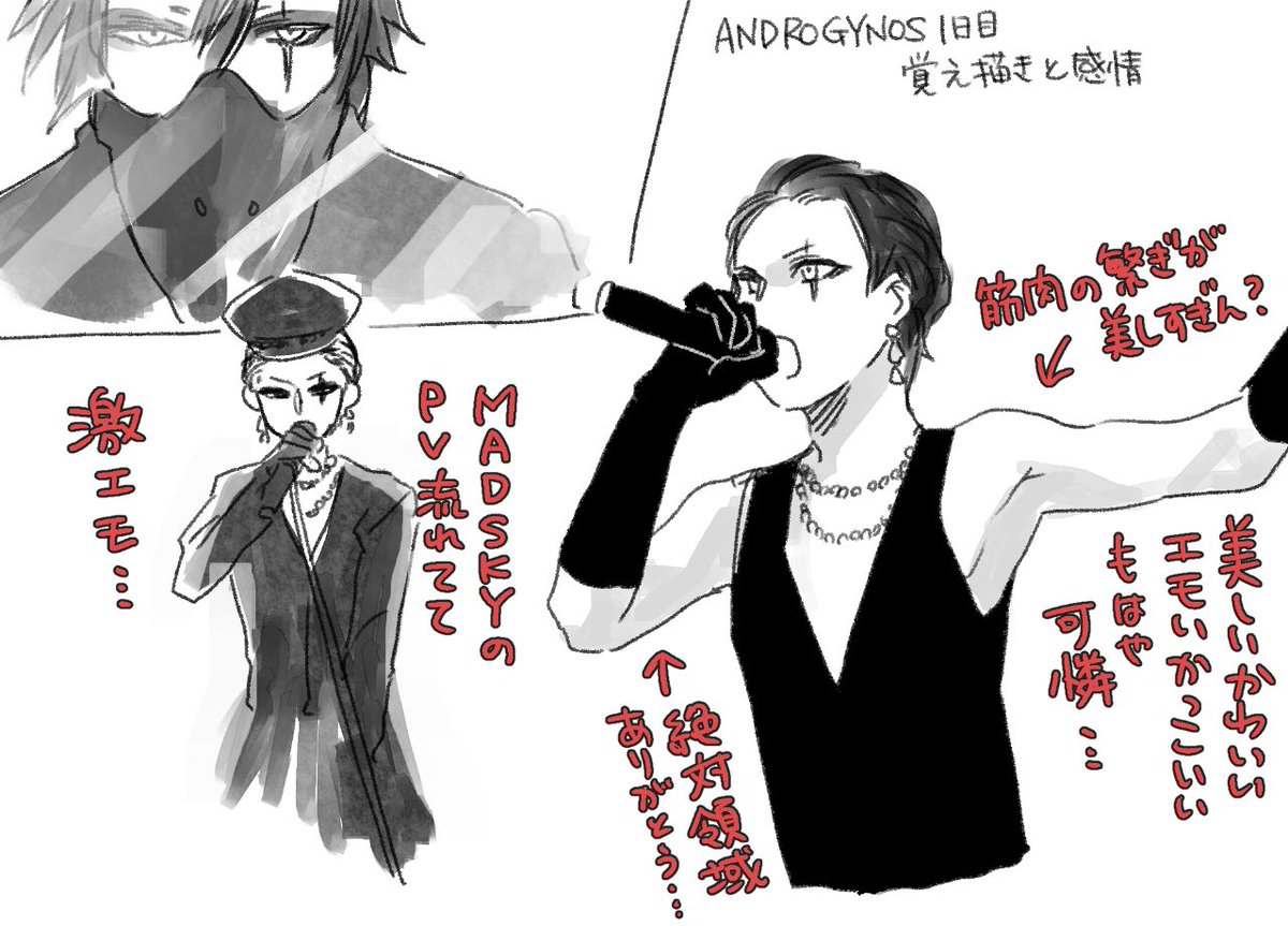 ANDROGYNOUS1日目の最早うろ覚え書(PIERROT 