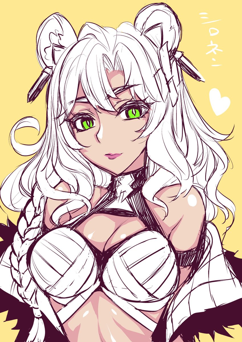 「お迎え記念 #原神 #シロネン 」|TATSUBONのイラスト